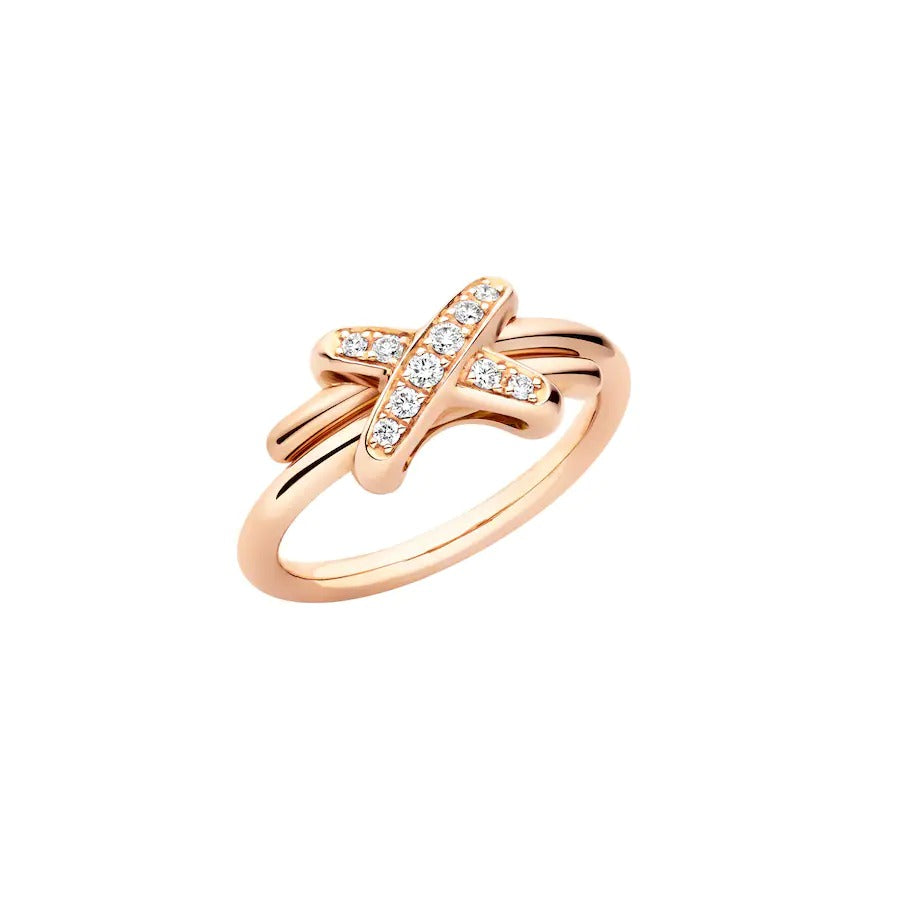 ¡®Star¡¯JEUX DE PINK GOLD DIAMOND RING