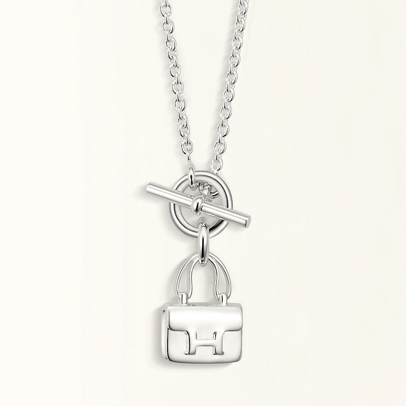 ¡®Star¡¯POP H PEDANT SILVER NECKLACE