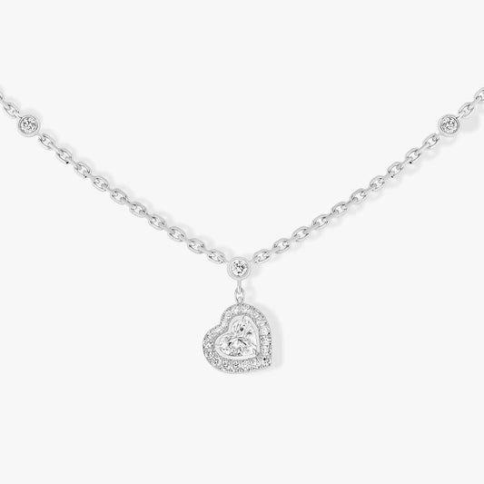 [moco jewelrys ]JOY HEART DIAMOND NECKLACE