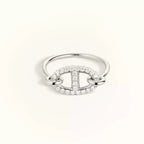 ¡®Star¡¯RONDE SMALL SILVER DIAMOND RING