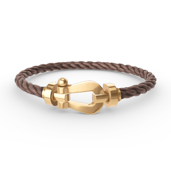 ¡®Star¡¯FORCE LARGE HORSESHOE NO DIAMOND BRACELET GOLD