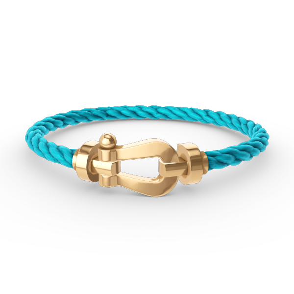 ¡®Star¡¯FORCE LARGE HORSESHOE NO DIAMOND BRACELET GOLD
