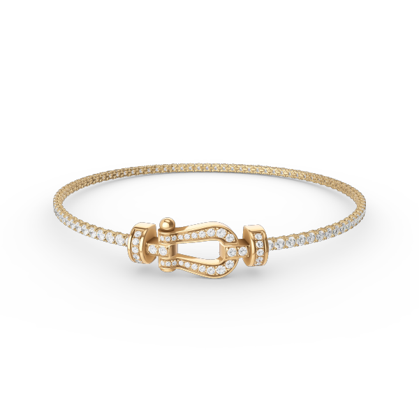 ¡®Star¡¯FORCE  HORSESHOE  DIAMOND TENNIS BRACELET