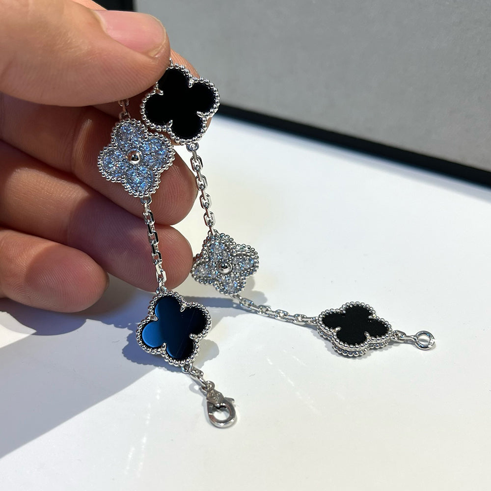 [Star]New CLOVER 5 MOTIF ONYXS BRACELET COLLECTION