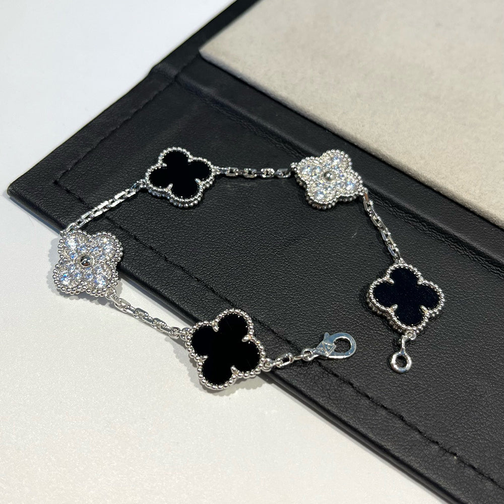 [Star]New CLOVER 5 MOTIF ONYXS BRACELET COLLECTION