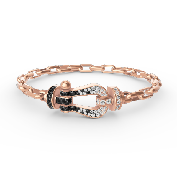 ¡®Star¡¯FORCE LARGE HORSESHOE CLASP  METAL BRACELET