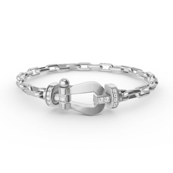 ¡®Star¡¯FORCE LARGE HORSESHOE CLASP  METAL BRACELET