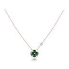 ¡®Star¡¯SUN PEDANT PINK GOLD 1 DIAMOND NECKLACE