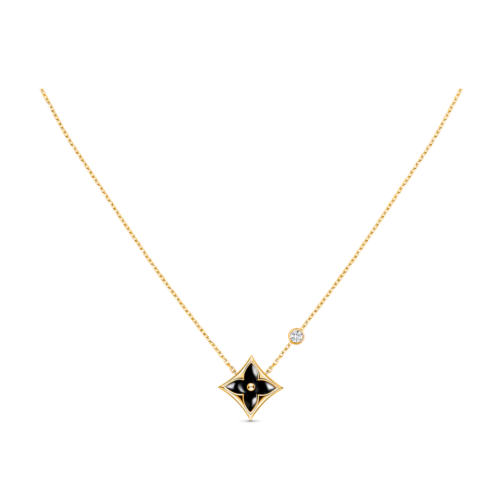 ¡®Star¡¯STAR BLACK MOP NECKLACE
