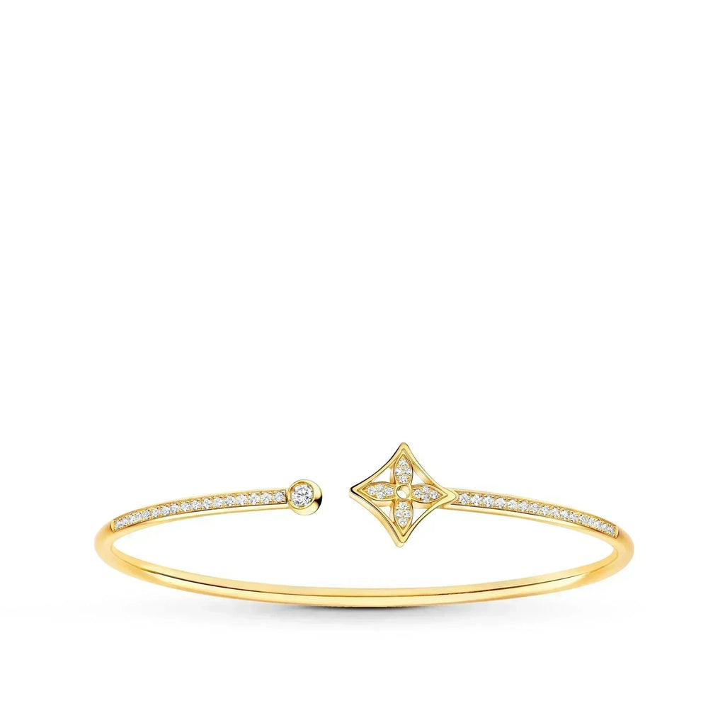 ¡®Star¡¯IDYLLE GOLD OPEN BRACELET DIAMOND PAVED