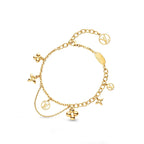 ¡®Star¡¯BLOOMING PINK GOLD MOP BRACELET