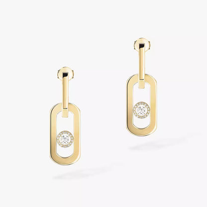 [moco jewelrys ]So Move XL Diamond Pendant Earrings