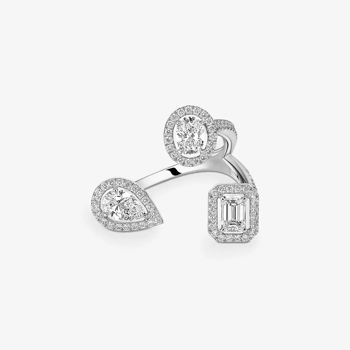 [[moco jewelrys ] Diamond Ring 0,25ct My Twin Trilogy
