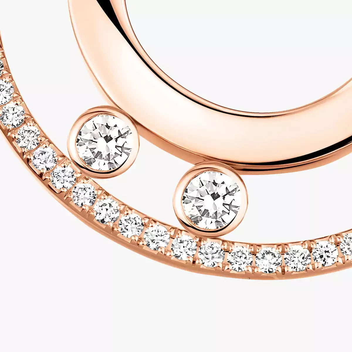 [moco jewelrys ]Move Romane Small Diamond Hoop Earrings