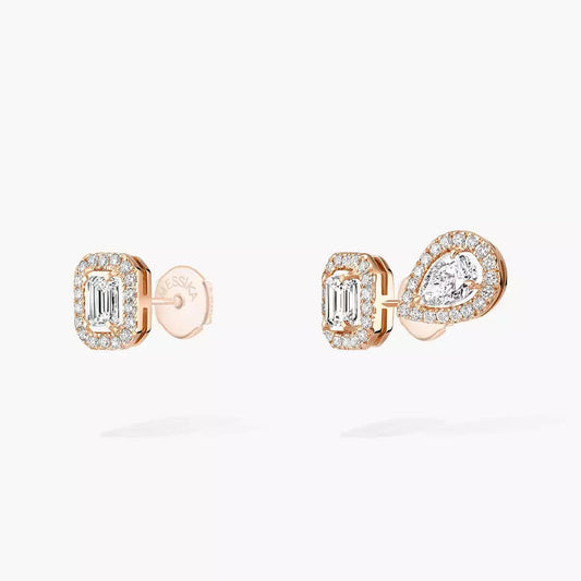 [moco jewelrys ]Diamond Earrings 0,10ct My Twin 1+2