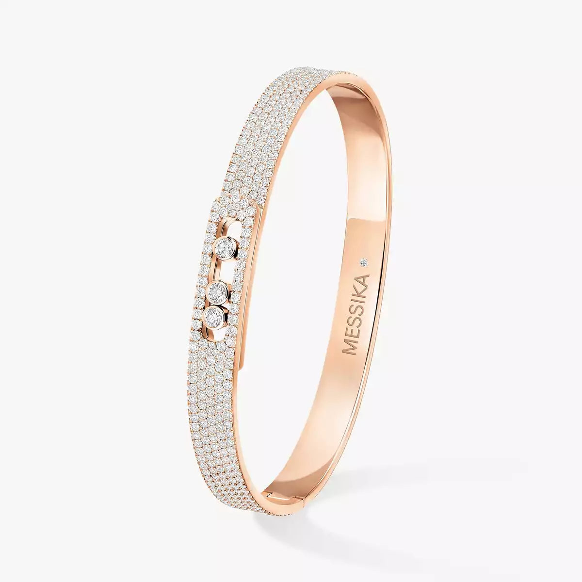 [moco jewelrys ]Move Noa Full Pavé Diamond Bangle Bracelet