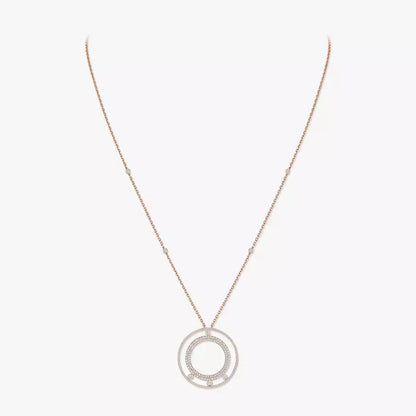 [moco jewelrys ]Move Romane Long Pave_-Set Diamond Necklace