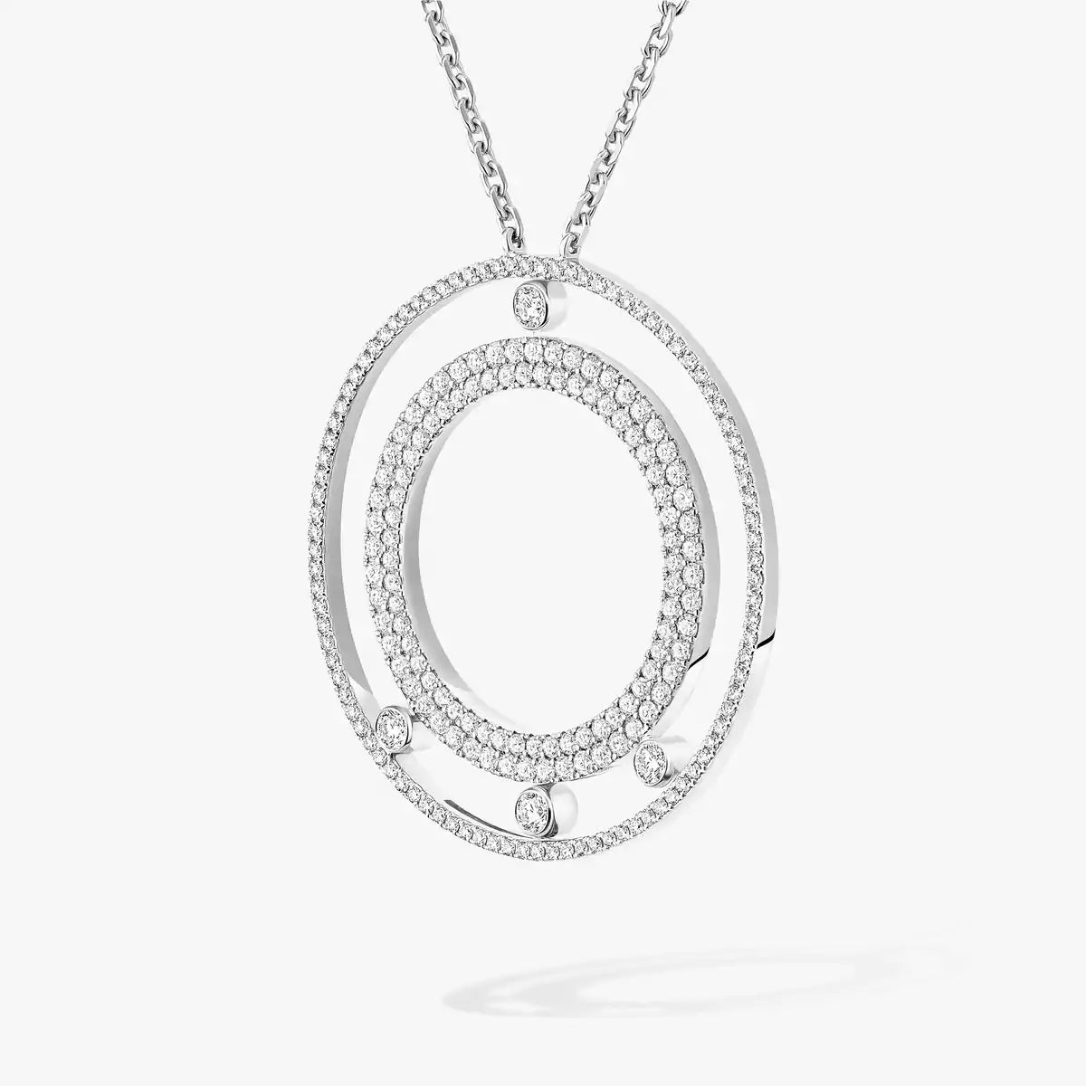 [moco jewelrys ]Move Romane Long Pave_-Set Diamond Necklace