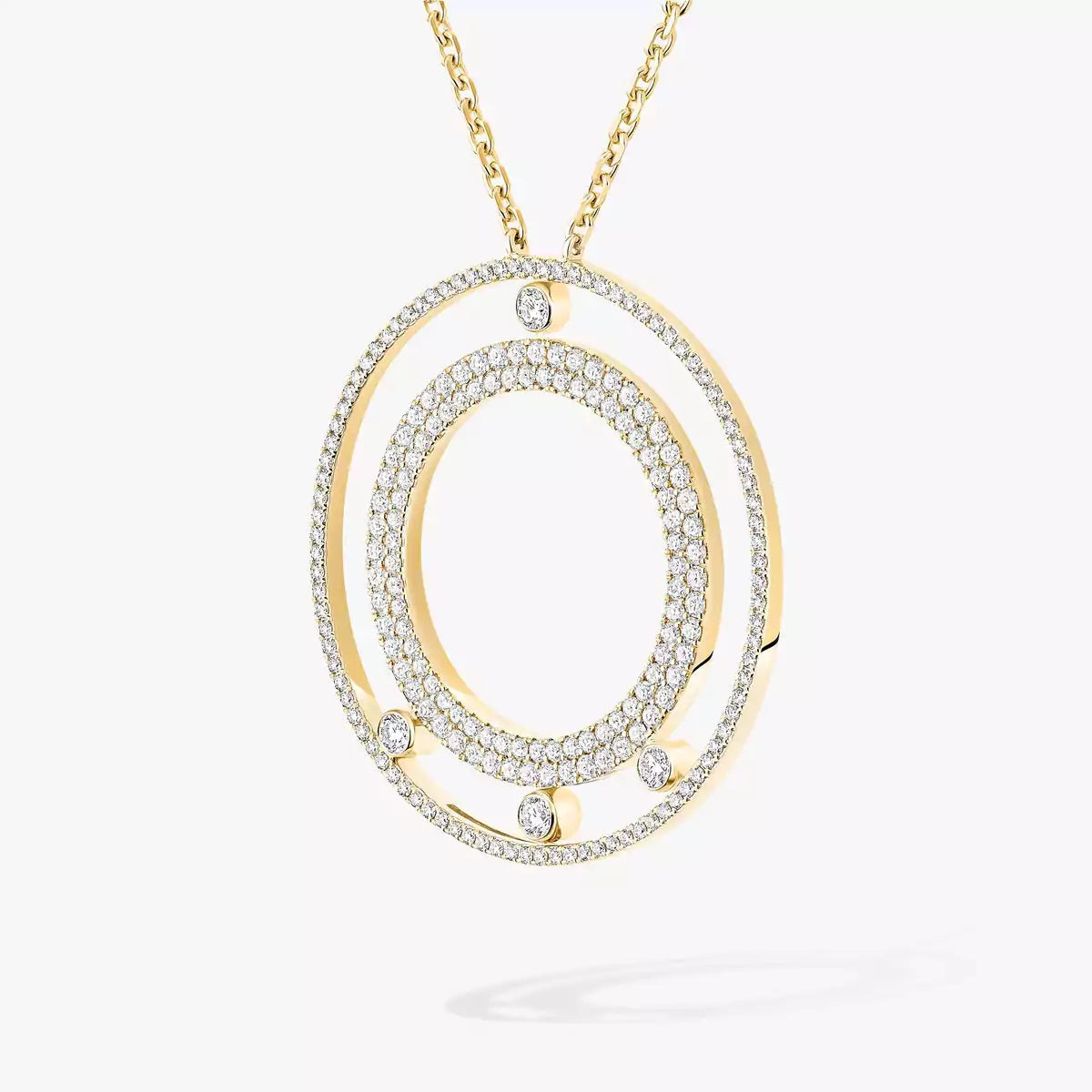 [moco jewelrys ]Move Romane Long Pave_-Set Diamond Necklace