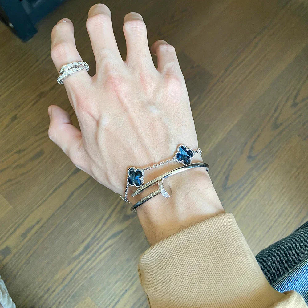 [Star]New CLOVER 5 MOTIF PIETERSITE BRACELET COLLECTION