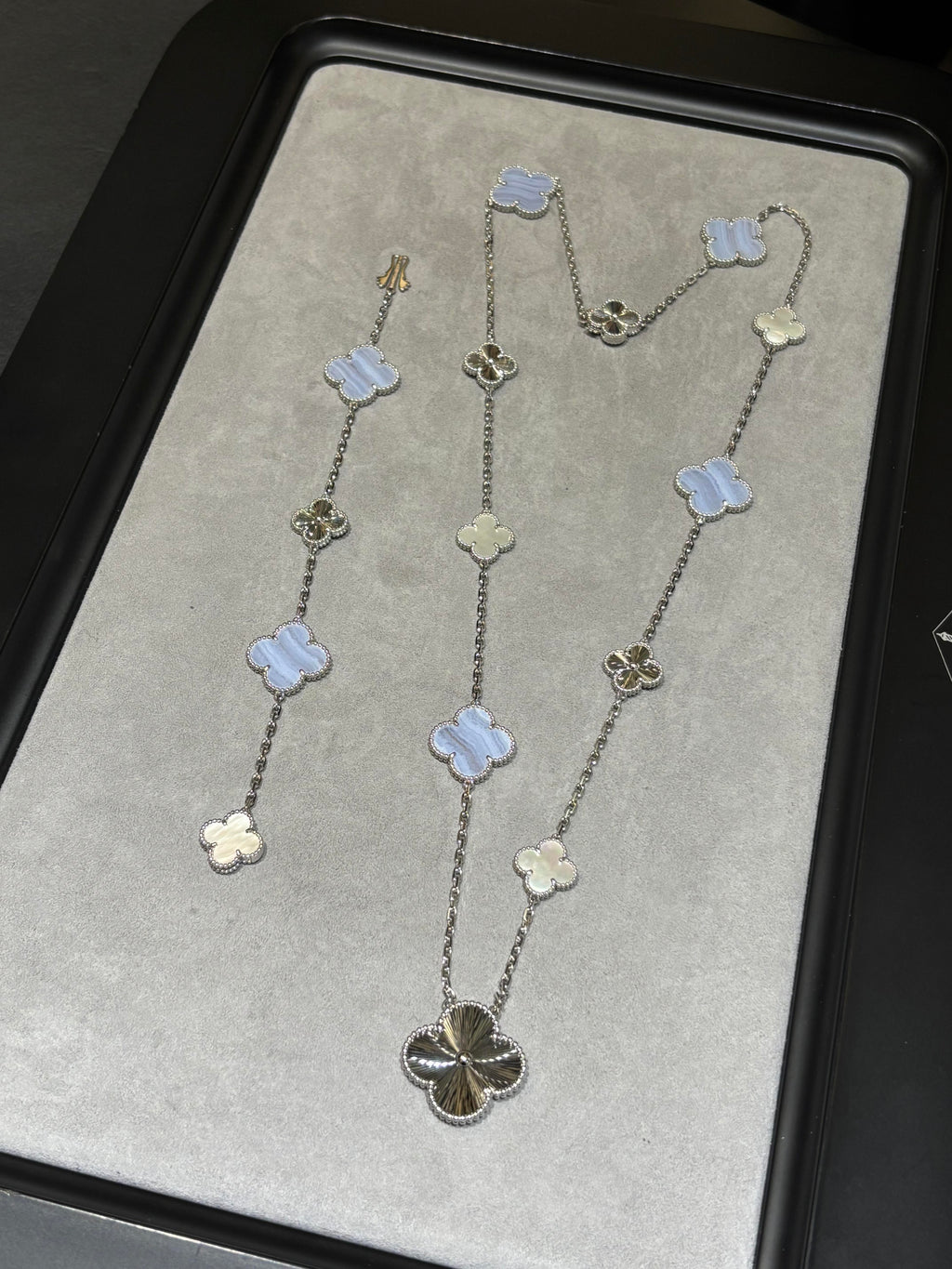 [¡®Star¡¯] 25 NEW CLOVER 15 MOTIFS PURPLE CHALCEDONY