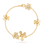 ¡®Star¡¯FRIVOLE GOLD 5 FLOWERS BRACELET