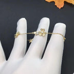 ¡®Star¡¯FRIVOLE GOLD 5 FLOWERS BRACELET