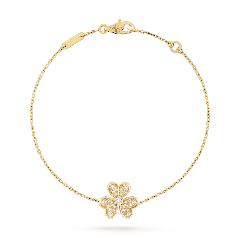 ¡®Star¡¯FRIVOLE GOLD FLOWER DIAMOND BRACELET