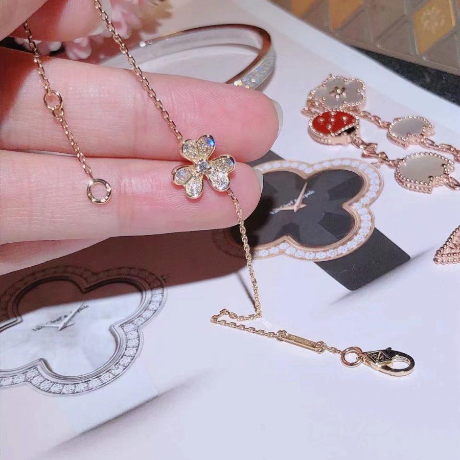 ¡®Star¡¯FRIVOLE GOLD FLOWER DIAMOND BRACELET