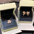 ¡®Star¡¯FRIVOLE ROSE GOLD FLOWER DIAMOND NECKLACE