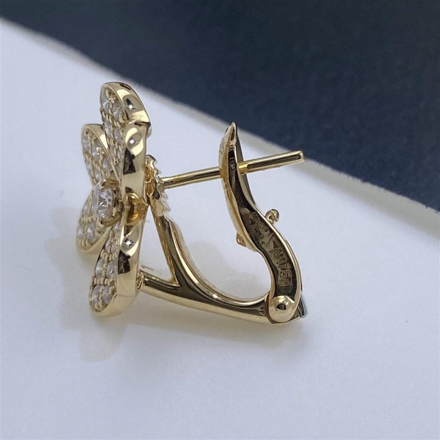 ¡®Star¡¯FRIVOLE GOLD FLOWER DIAMOND EARRINGS