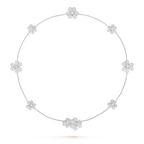 ¡®Star¡¯FRIVOLE SILVER 9 FLOWERS NECKLACE