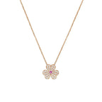 ¡®Star¡¯FRIVOLE ROSE GOLD FLOWER DIAMOND NECKLACE