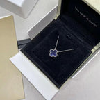 ¡®Star¡¯CLOVER 15MM PIETERSITE NECKLACE SILVER