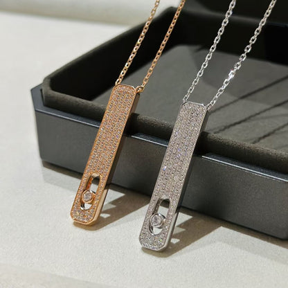 [moco jewelrys ]MY FIRST DIAMOND PAVED NECKLACE