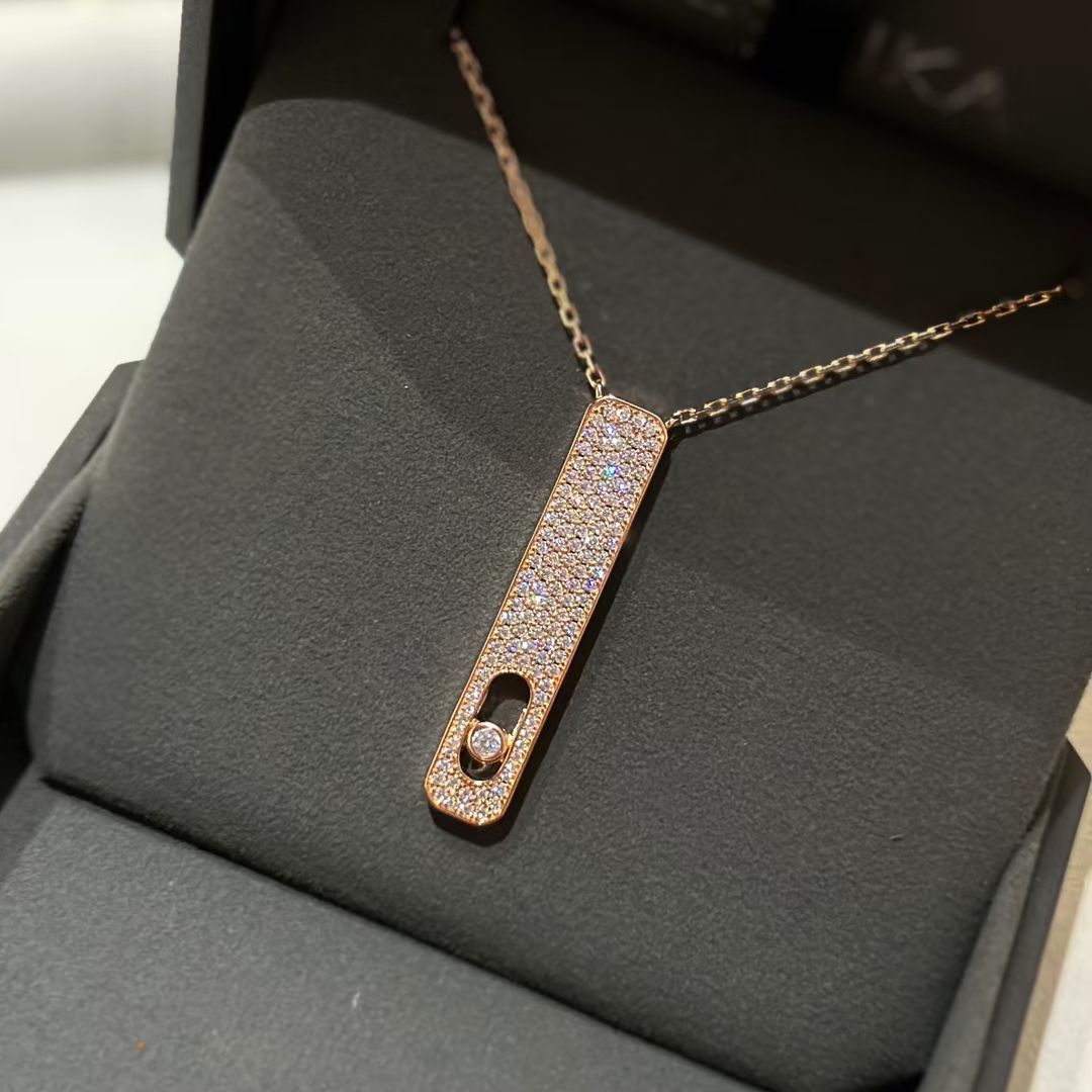 [moco jewelrys ]MY FIRST DIAMOND PAVED NECKLACE