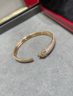¡®Star¡¯PANTHERE FULL DIAMOND OPEN BRACELET