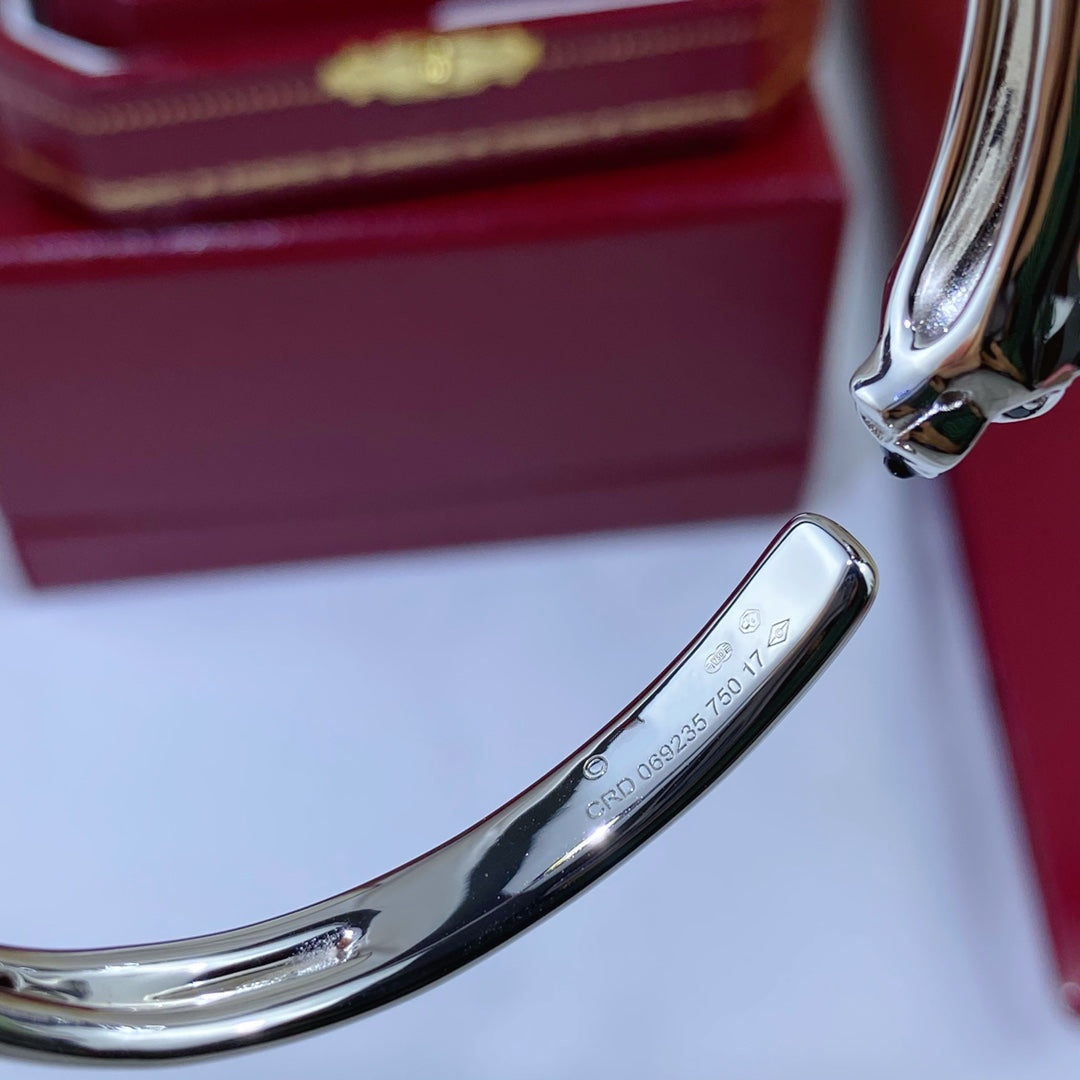 ¡®Star¡¯PANTHERE SILVER OPEN BRACELET