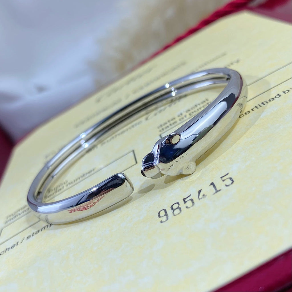 ¡®Star¡¯PANTHERE SILVER OPEN BRACELET