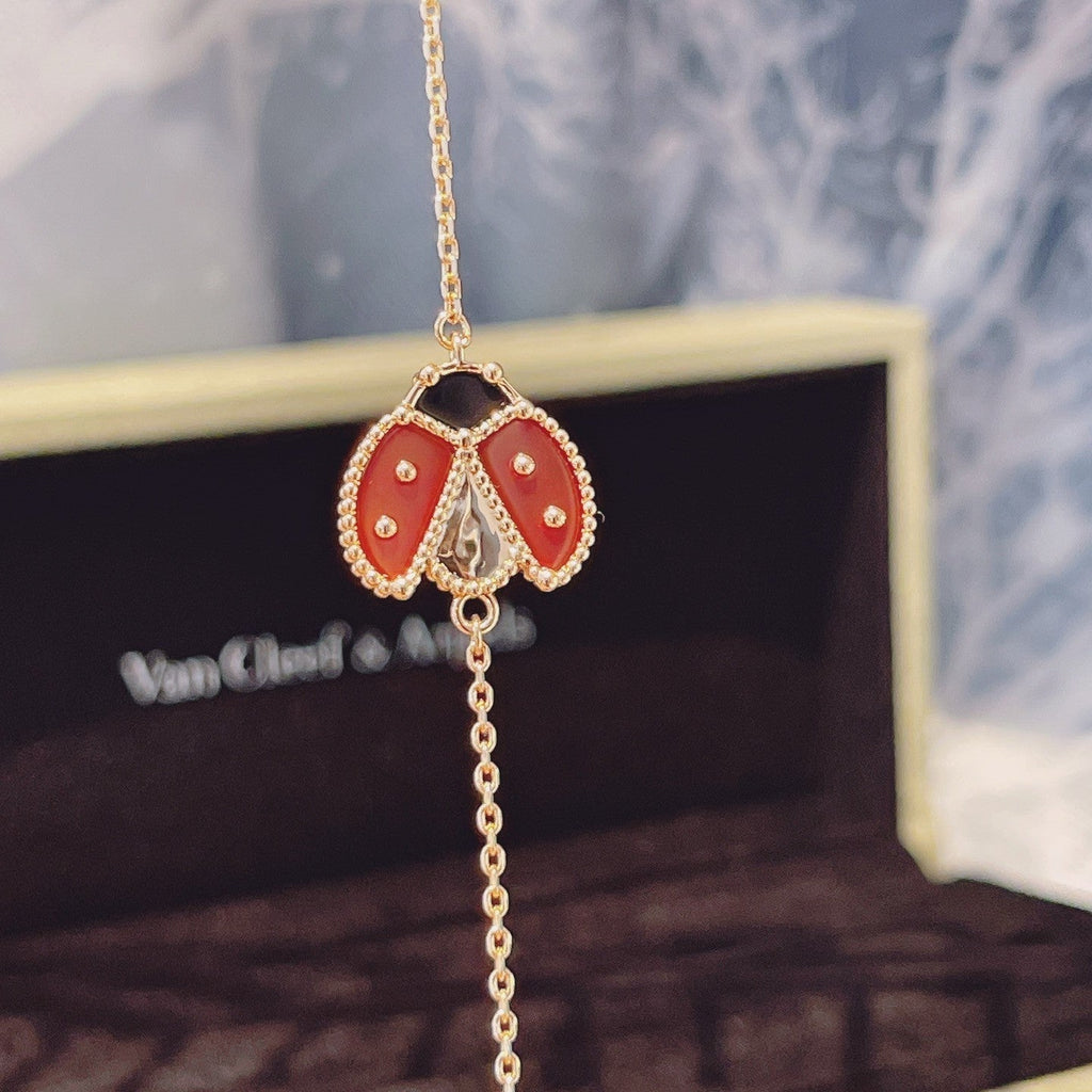 ¡®Star¡¯LUCKY SPRING 1 MOTIF PINK GOLD BRACELET