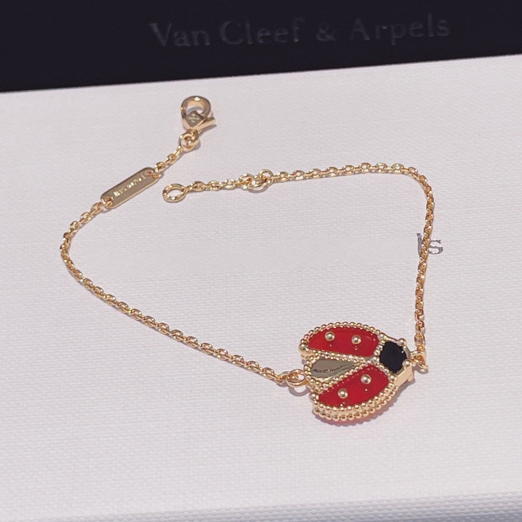 ¡®Star¡¯LUCKY SPRING 1 MOTIF PINK GOLD BRACELET