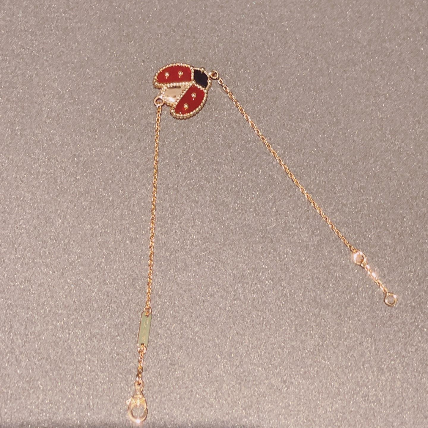 ¡®Star¡¯LUCKY SPRING 1 MOTIF PINK GOLD BRACELET