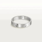 ¡®Star¡¯LOVE RING 4MM 1 DIAMOND SILVER